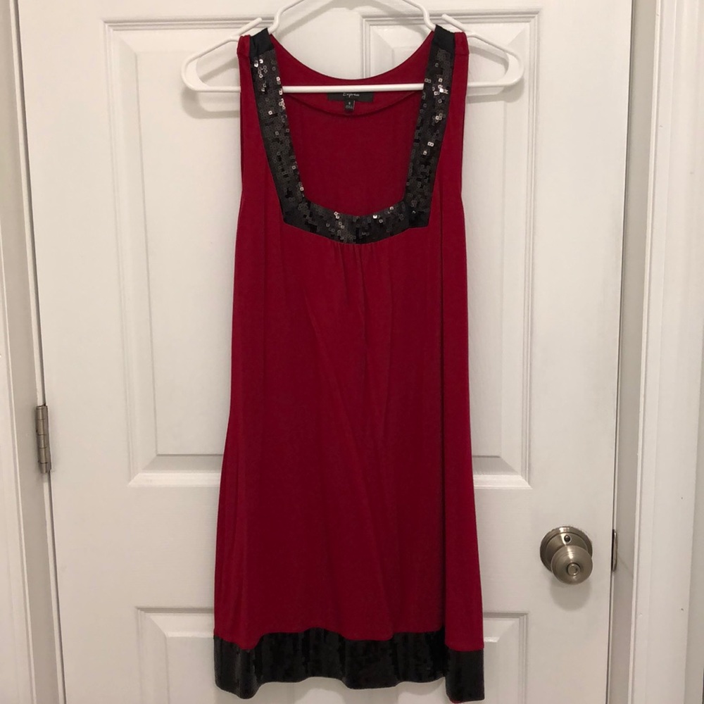 Express red dress